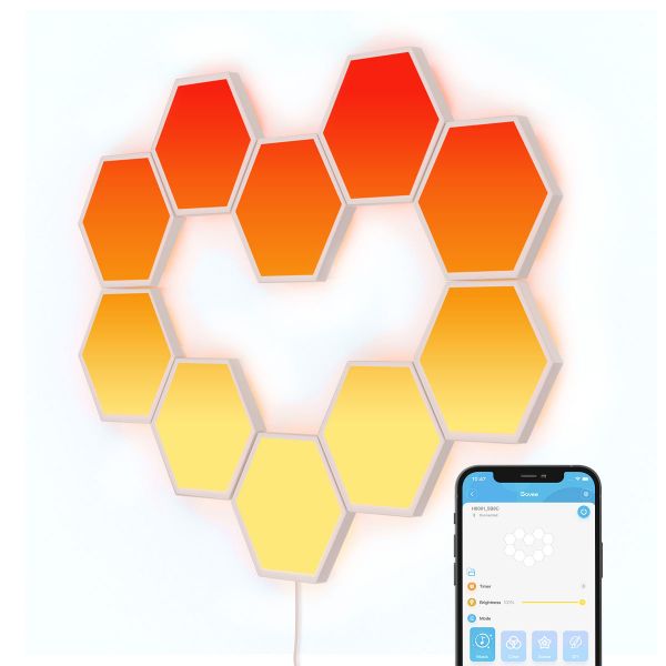 ����� ��������� ������������ Govee H6061 Glide Hexa Light Panels 10�� RGB ����� B6061301 - �������� 3