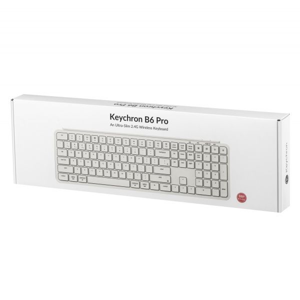 ���������� Keychron B6 Pro USB/WL/BT ivory white (B6P-K8-UA) - �������� 8