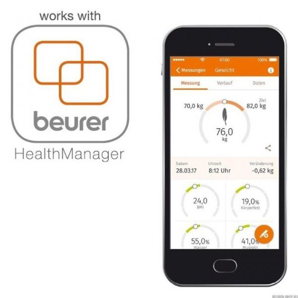  Beurer , 180, .  , . ., 2  , ,  BF_600_PURE_BLACK -  6