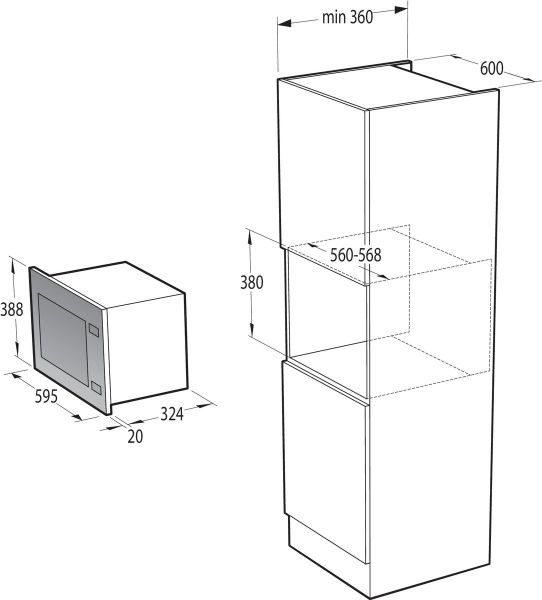 ������������ ������������� ���� Gorenje BMI201AG1X (738289) - �������� 7