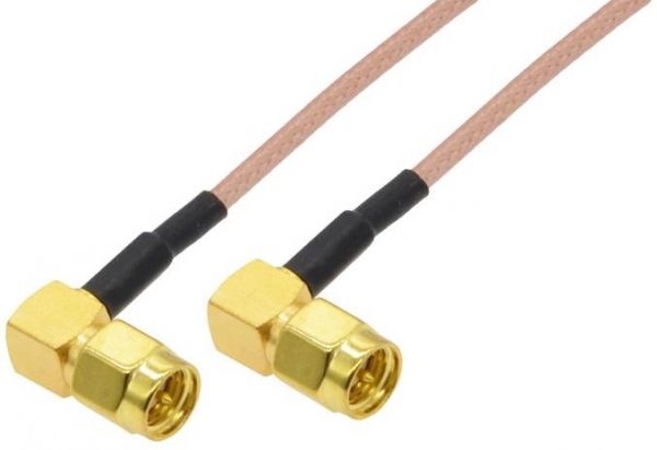   4Hawks RP-SMA to RP-SMA cable, R/A, black, H155, 10, 1  C1-B-10 -  1