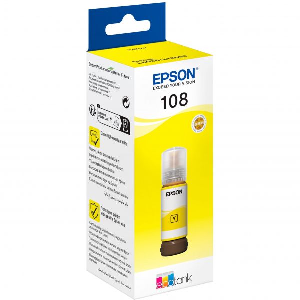 Epson    108 EcoTank L8050/L18050 yellow C13T09C44A -  2