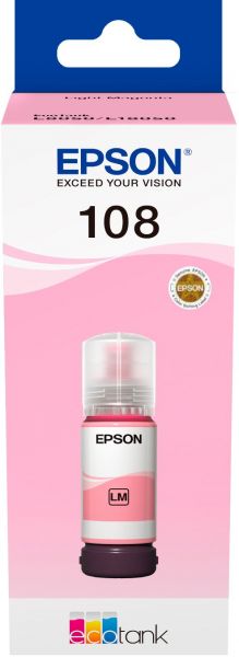 ��������� c ��������� Epson 108 EcoTank L8050/L18050 light magenta C13T09C64A - �������� 1