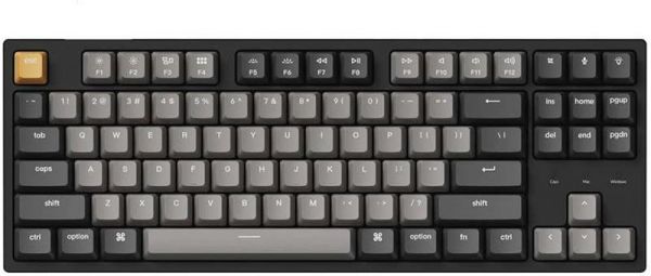 ��������� ��������� Keychron C1 Pro 87Key, K pro Red, USB-A, QMK/VIA, Hot-swap, EN/UKR, RGB, ������ C1PM1_KEYCHRON - �������� 1