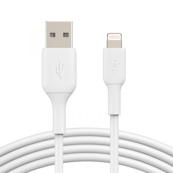 ������ Belkin USB-A - Lightning PVC 2m White CAA001BT2MWH - �������� 1