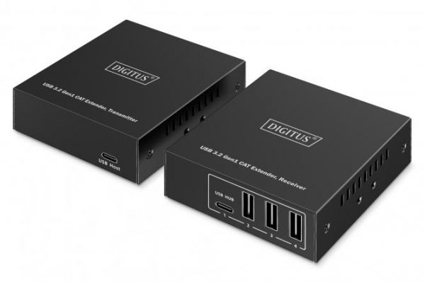  DIGITUS USB 3.2 Gen1,     Cat6A,  100 , 3  USB-A, 1 x USB-C,  DA-73121 -  1