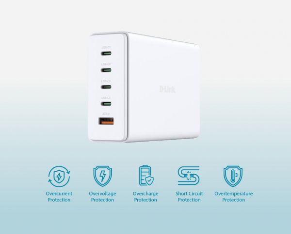    D-Link DCF-241 240 GaN 4USB-, 1xUSB-A,  DCF-241 -  9