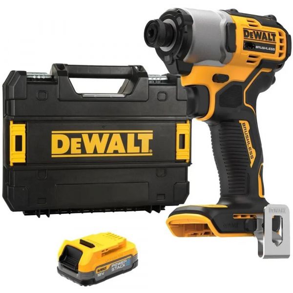 ���������� ������� �������������� DeWalt XR Li-Ion 18� ����������� PowerStack 1�1.7����� 192�� 3200��/��� 4200��/��� ���� 0.88�� ��� �� DCF840E1T - �������� 1