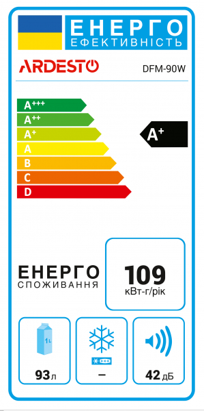 ���������� ������ ARDESTO, 85x47.2�45, 84�, 9�, �+, ST, ���� DFM-90W - �������� 8
