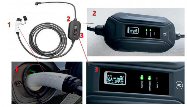 ������ �������� DIGITUS EV Single Phase, 230V, 8-16�, 5 m, Schuko to Type 2, � ������ ��������� �� ���������� ������ DK-1P16-A-050 - �������� 1