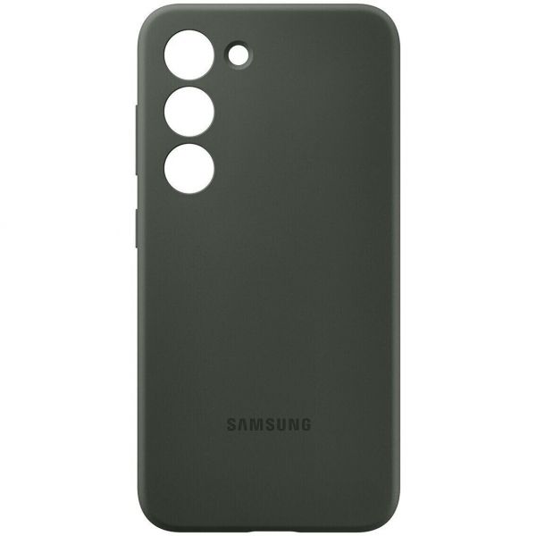 ����� Samsung Silicone Case ��� ��������� Galaxy S23 (S911) Khaki EF-PS911TGEGRU - �������� 5