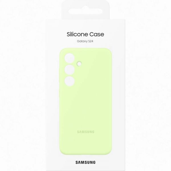 ����� Samsung S24 Silicone Case Light Green EF-PS921TGEGWW - �������� 1