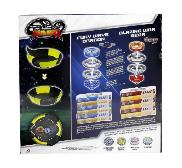 ����� Infinity Nado VI Proskill Battle Set �������� ������ � �������� ������ ������� (Fury Wave Dragon vs Blazing War Bear) EU654281 - �������� 4