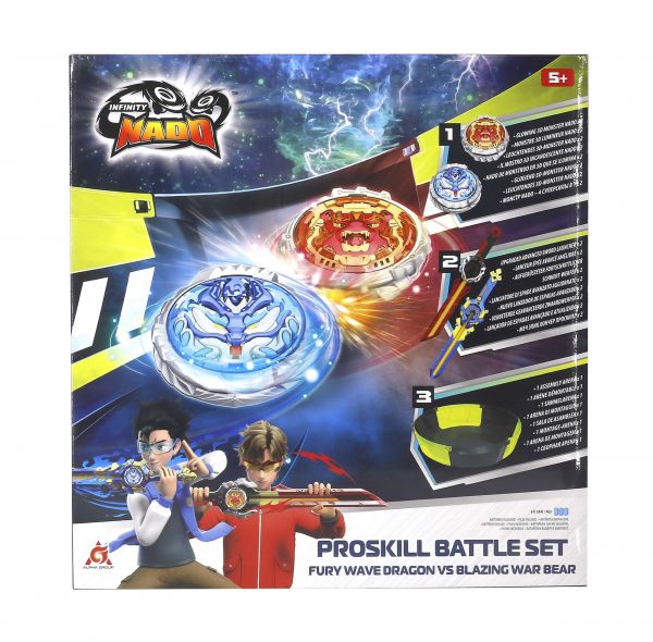 ����� Infinity Nado VI Proskill Battle Set �������� ������ � �������� ������ ������� (Fury Wave Dragon vs Blazing War Bear) EU654281 - �������� 1