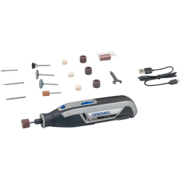 ���������� �����������-������������� �������������� Dremel 7760-15, 3.6� 1�2��, 8000-25000��/���, 15 �������, 19,5��, �� USB, 0.27�� F.013.776.0JA - �������� 1