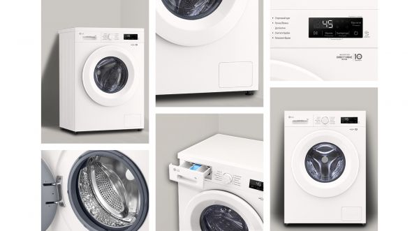 ���������� ������ LG �����������, 7��, 1200, A+++, 44��, �������, ���, ��������, ����� F2Y1HS3W - �������� 4