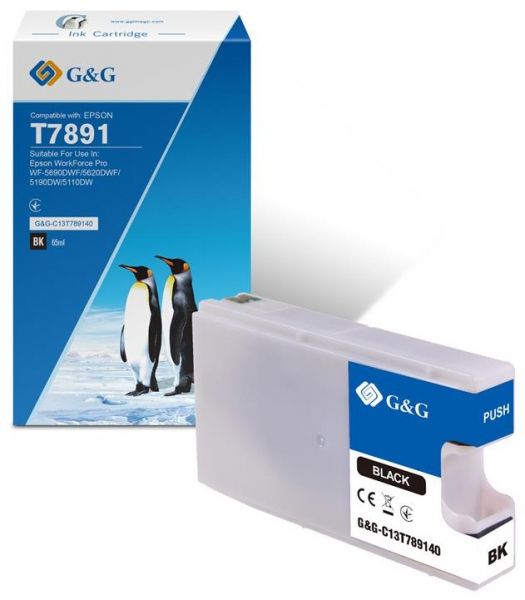 �������� G&G ��� Epson WF-5110/WF-5620 black XXL (4000 ���) G&G-C13T789140 - �������� 1