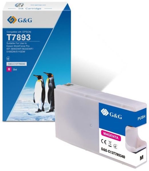 �������� G&G ��� Epson WF-5110/WF-5620 magenta XXL (4000 ���) G&G-C13T789340 - �������� 1