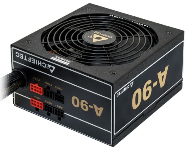 Chieftec   RETAIL A-90 GDP-750C,750W,14cm fan,eff. >90%,24+8pin(4+4),3xMolex,8xSATA,4xPCIe 8pin(6+2),Modular GDP-750C -  1