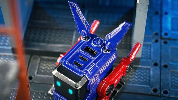 �������� ���������� ������� GravaStar Alpha65 65�� 2XUSB-C/USB-A, War-Damaged Blaze Blue GRAVASTARA65_OPP_EUK - �������� 16