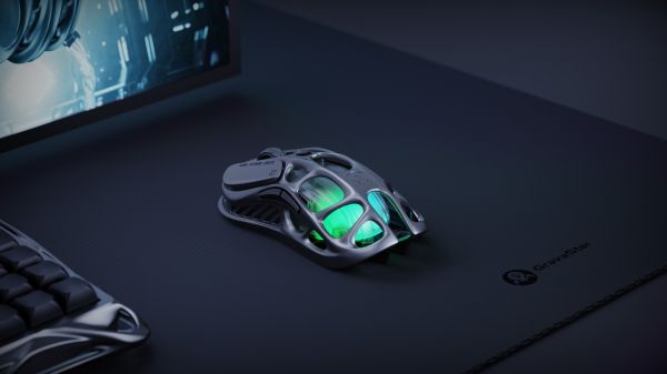 GravaStar ���� GravaStar M1 Pro, magnesium alloy body, BT/WL/USB-A, RGB, Gunmetal Gray GRAVASTARM1PRO_GRY - �������� 4