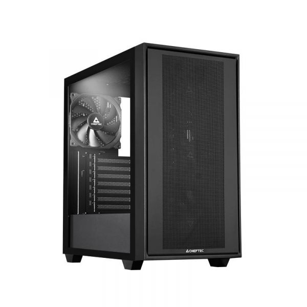 ������ CHIEFTEC Gaming Night Hunter, ��� ��, 2xUSB3.0, 1xUSB3.2 Gen2 Type-C, 4x140��, VGA 425��, LCS ready, TG Side panel, EATX, ������ GS-03B-BLK-OP - �������� 1