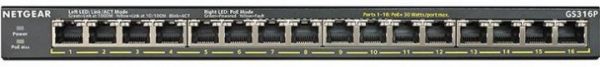 ���������� NETGEAR GS316P 16xGE PoE+ (115��), FlexPoE, ������������� GS316P-100EUS - �������� 1