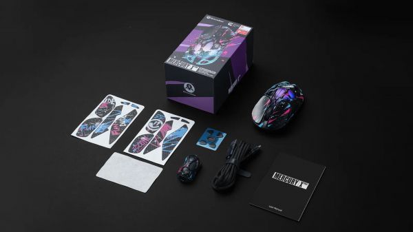 ���� GravaStar Mercury X Pro, 8K, BT/WL/USB-A, RGB, Neon Graffiti GS_X_PRO_CG_BLK - �������� 2