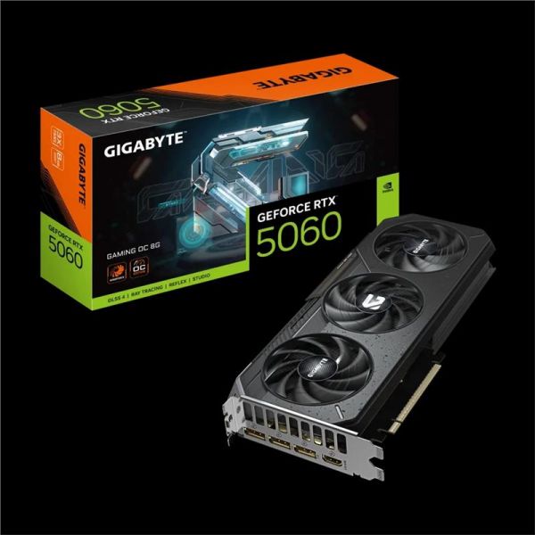  GIGABYTE GeForce RTX 5060 8GB GDDR7 GAMING OC GV-N5060GAMING_OC-8GD -  1