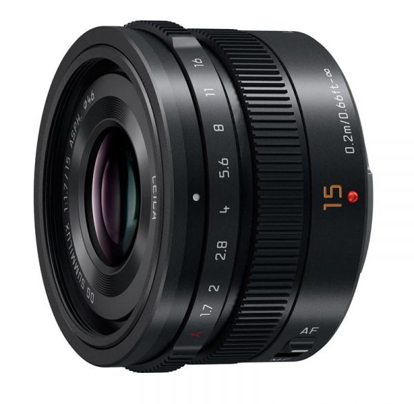 ��'����� Panasonic Micro 4/3 Lens 15mm f/1.7 ASPH Black H-X015E9-K - �������� 1