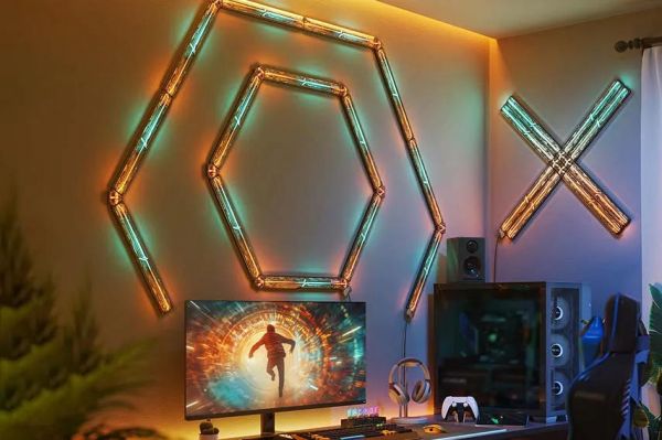 ����� ��������� ������������ Govee H1063 Gaming Wall light Expansion Kit, 2��, RGBIC, WI-FI/Bluetooth, ���������� H10630A5 - �������� 3