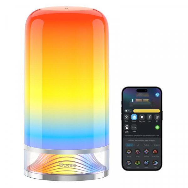 ���������� ���������� �������� Govee H6022 Table Lamp 2, RGBICWW, WI-FI/Bluetooth, ���� H60223D1 - �������� 1
