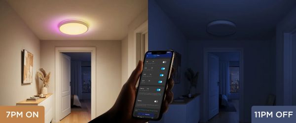 ���������� ���������� Govee 38cm Smart Ceiling Light Pro, RGBICWW, WI-FI/Bluetooth, ���� H60A6C01 - �������� 10