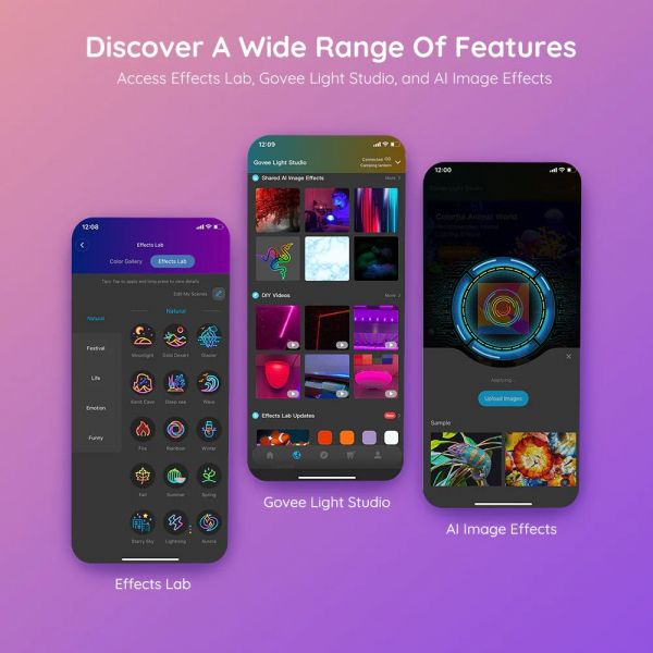 Govee ������ ���������� ������� H618A RGBIC Basic Wi-Fi + Bluetooth LED Strip Light 5� ����� H618A3D1 - �������� 11