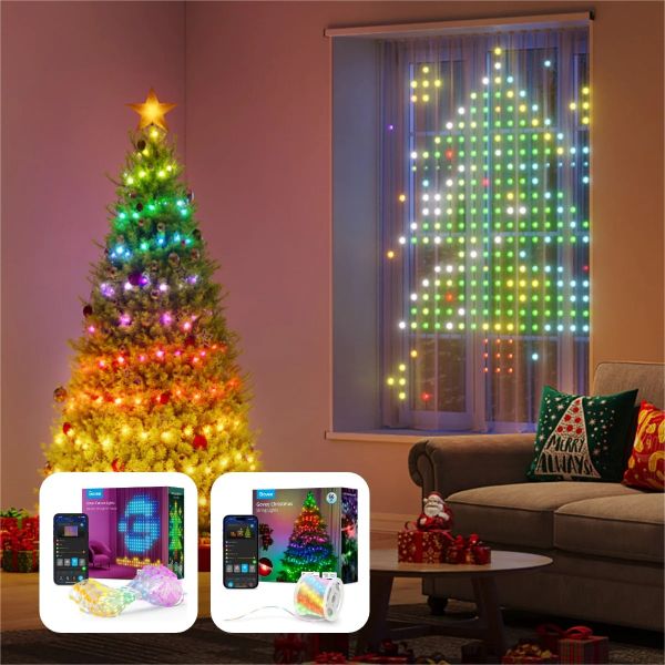Govee ó Smart LED H70C2 Christmas Light, 100 Leds, RGBIC, IP65, 10,   H70C13D1 -  11