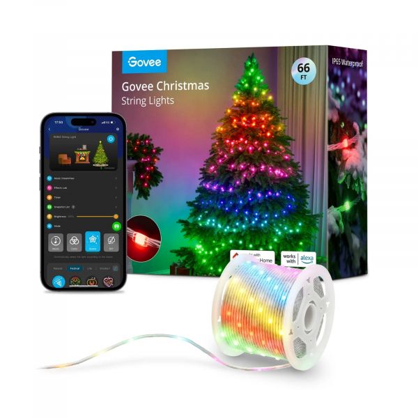  Smart LED Govee H70C2 Christmas Light RGB, IP65, 20,   H70C23D1 -  1
