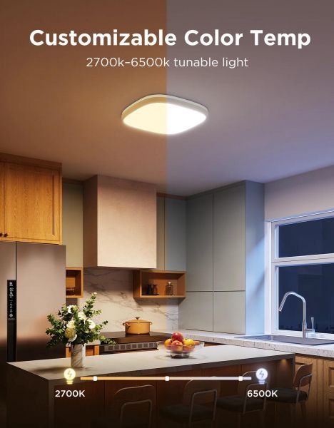 ���������� ���������� Govee H60A4 30cm Smart Square Ceiling Light, RGBWW + RGBIC, WI-FI/Bluetooth, ���� H80A4C01 - �������� 14
