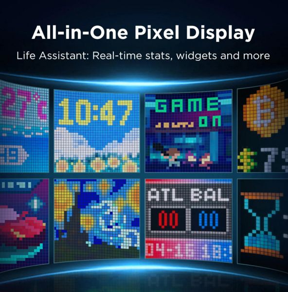 ���������� ����� Govee H8630 LED Gaming Pixel Light 32x32 Pixels, RGBIC, WI-FI/Bluetooth, ����� H8630C81 - �������� 5