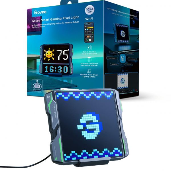 ���������� ����� Govee H8630 LED Gaming Pixel Light 32x32 Pixels, RGBIC, WI-FI/Bluetooth, ����� H8630C81 - �������� 1