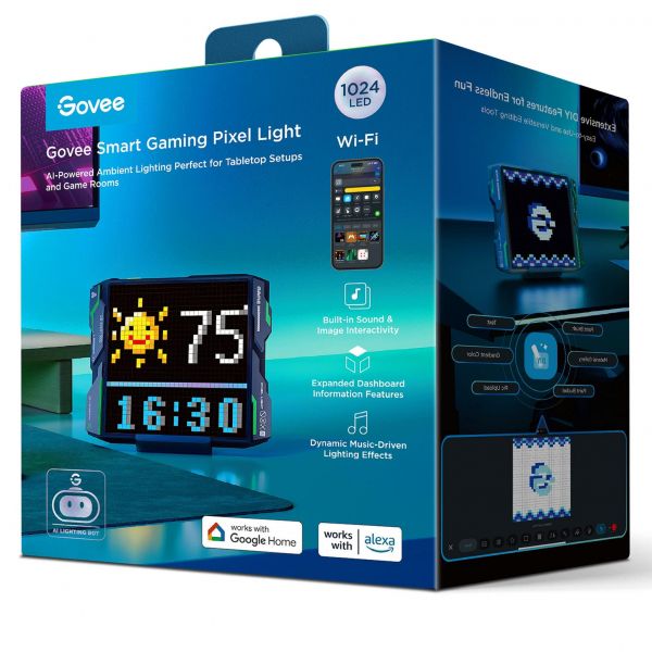 ���������� ����� Govee H8630 LED Gaming Pixel Light 32x32 Pixels, RGBIC, WI-FI/Bluetooth, ����� H8630C81 - �������� 11