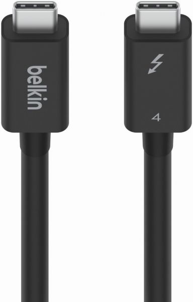 ���� ������ THUNDERBOLT 4, 40Gbps, 100W, 2m Black Belkin (INZ002BT2MBK) - �������� 4