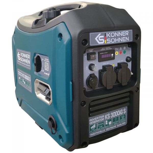 Gasoline inverter generator Konner&Sohnen KS 3000iG S, 230V, 3.0-3.3kW, manual starter, 22.5kg KS3000IGS - �������� 12