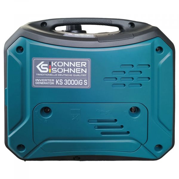 Gasoline inverter generator Konner&Sohnen KS 3000iG S, 230V, 3.0-3.3kW, manual starter, 22.5kg KS3000IGS - �������� 15