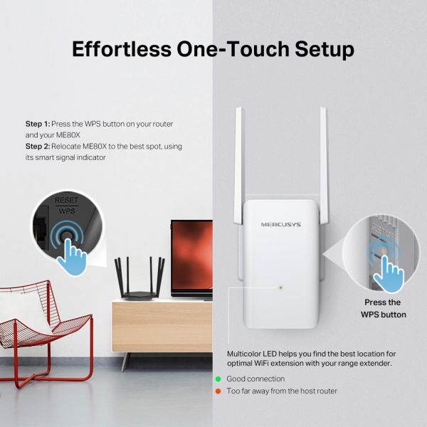 ���������� �������� WiFi MERCUSYS ME80X AX3000, 1�GE LAN ME80X - �������� 6