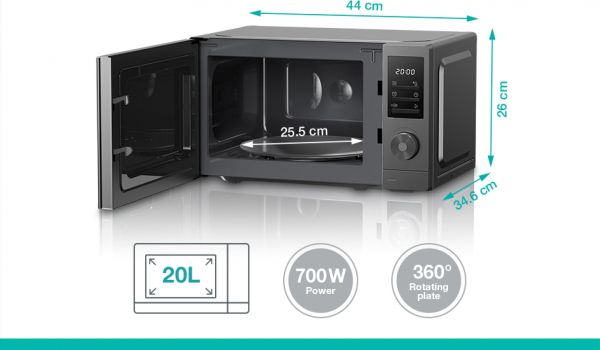������������� ���� Gorenje, 20�, ������. ������., 700��, �������, ���� MO20A3T4 - �������� 3
