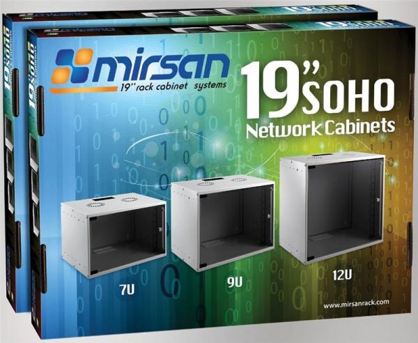 ���� MIRSAN 19", 7U, SOHO, 535x400 ��, ����������� 30 ��, ����� MR.SOH07U40DE.02 - �������� 1