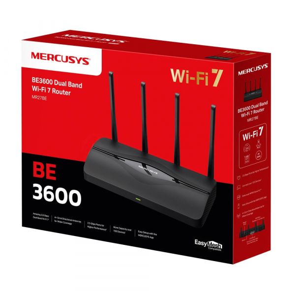 ������������� MERCUSYS MR27BE BE3600, 2xGE LAN, 1x2.5GE LAN, 1x2.5GE WAN, MESH MR27BE - �������� 10
