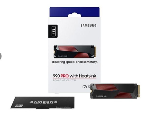 SSD ���������� Samsung 990 PRO 4TB M.2 PCIe 4.0 + �������� (MZ-V9P4T0GW) - �������� 4