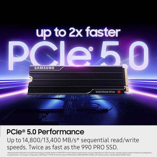 SSD ���������� Samsung 9100PRO+ �������� 4TB M.2 PCIe 5.0 (MZ-VAP4T0CW) - �������� 3