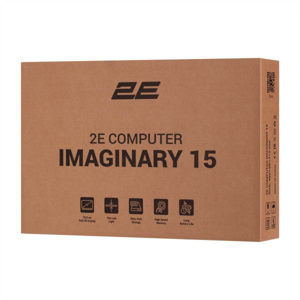 ������� 2E Imaginary 15.6" FHD IPS AG, Intel i3-1215U, 8GB, F256GB, UMA, DOS, ������ NL57AU-15UA08 - �������� 15